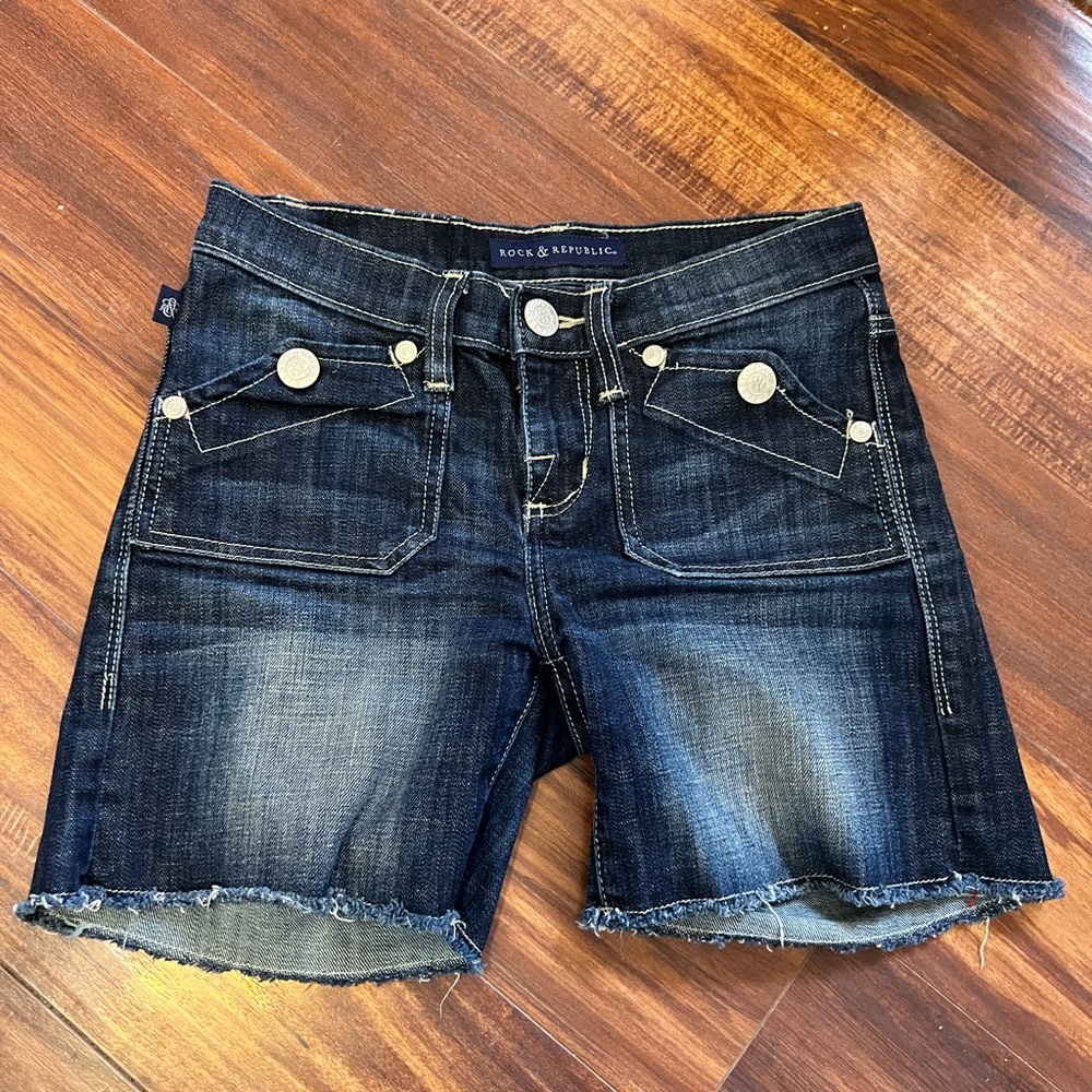 Rock & Republic jean shorts. Size 0